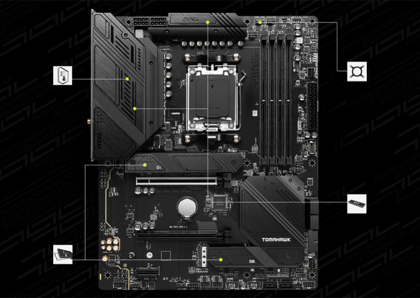 MSI MAG B650 TOMAHAWK WIFI Gaming Anakart