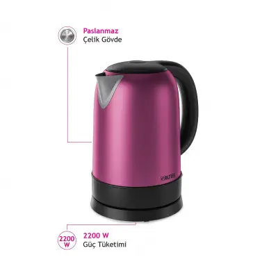 Altus AL 728 I Inox 2200 W 1.7 Lt Çelik Kettle