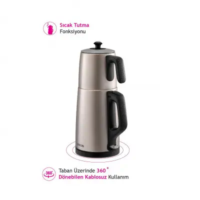 Altus AL 795 M Mor 1650 W Çelik Çay Makinesi