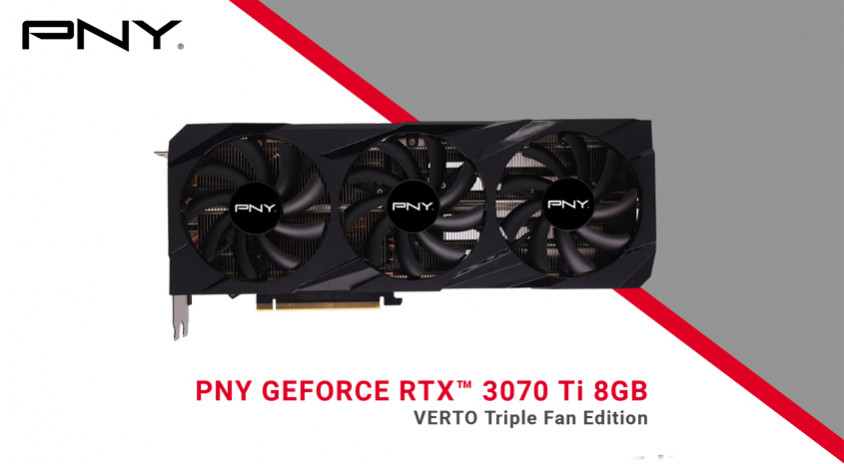 PNY GeForce RTX 3070 Ti 8GB Verto Triple Fan Gaming Ekran Kartı