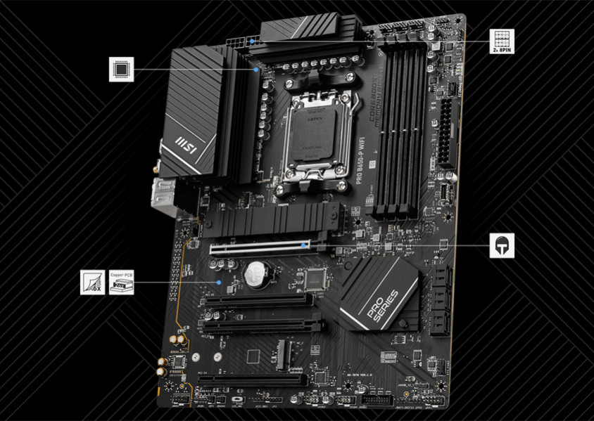 MSI PRO B650-P WIFI Gaming Anakart