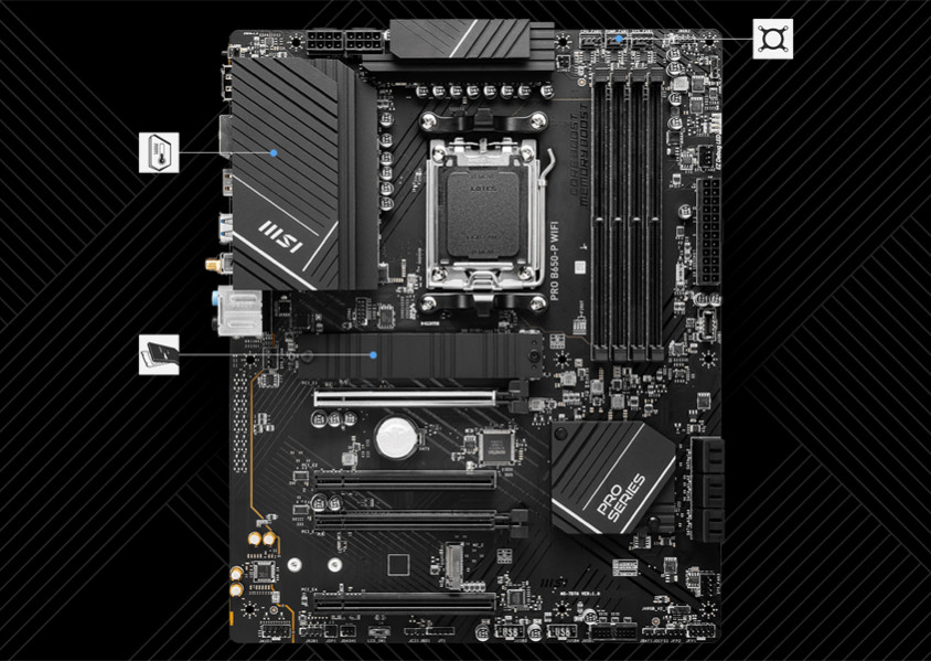 MSI PRO B650-P WIFI Gaming Anakart