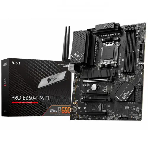 AMD Ryzen 9 7900X İşlemci + MSI PRO B650-P WIFI DDR5 AM5 ATX Anakart Bundle