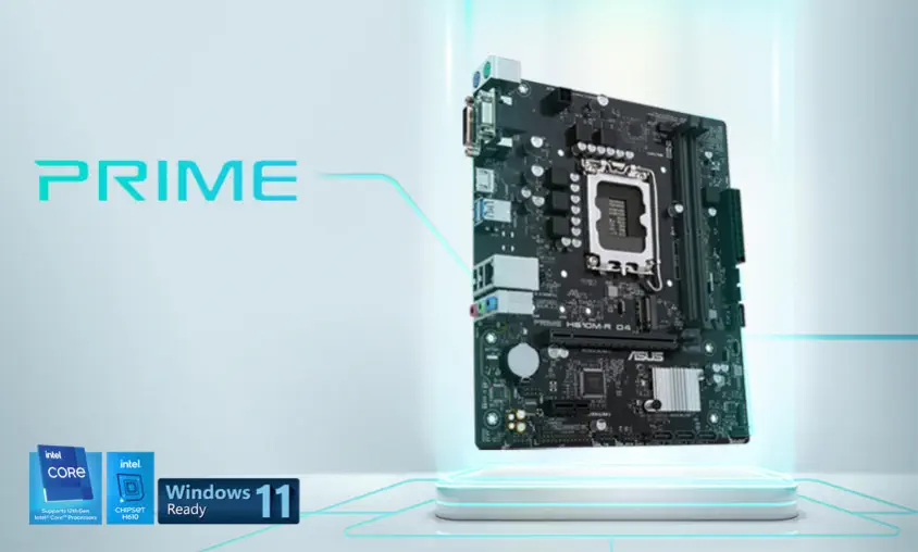 ASUS Prime H610M-R D4 Gaming Anakart