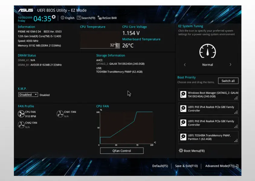 ASUS Prime H610M-K Intel D5 Gaming Anakart