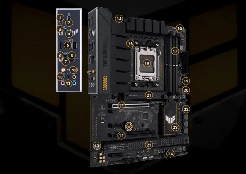 ASUS TUF Gaming B650-Plus WIFI Gaming Anakart