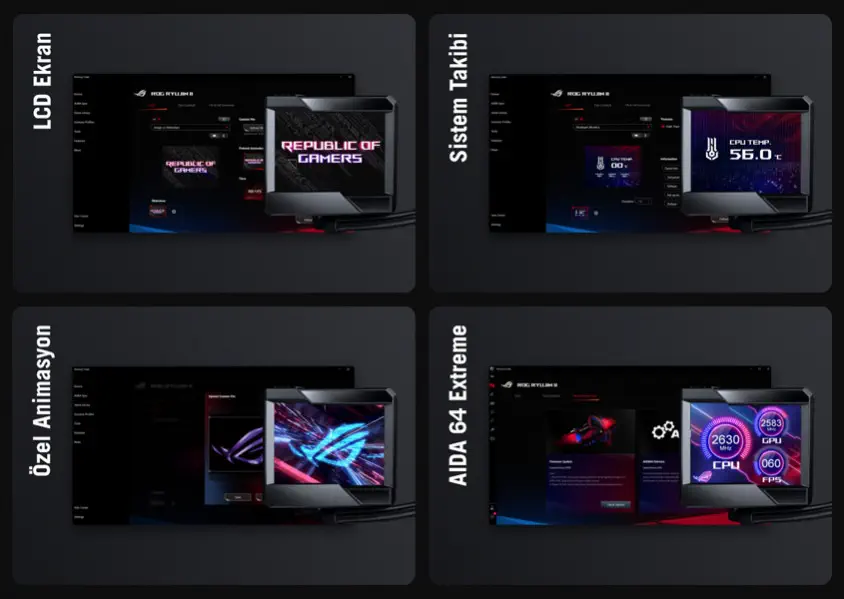 ASUS ROG Ryujin II 240 ARGB 240mm İşlemci Sıvı Soğutucu (90RC00A1-M0UAY0)