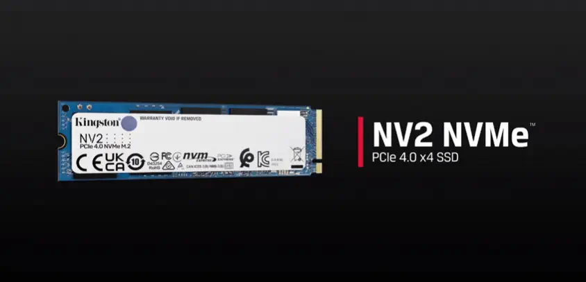 Kingston NV2 SNV2S/1024G 1TB Gen4 NVMe M.2 SSD Disk