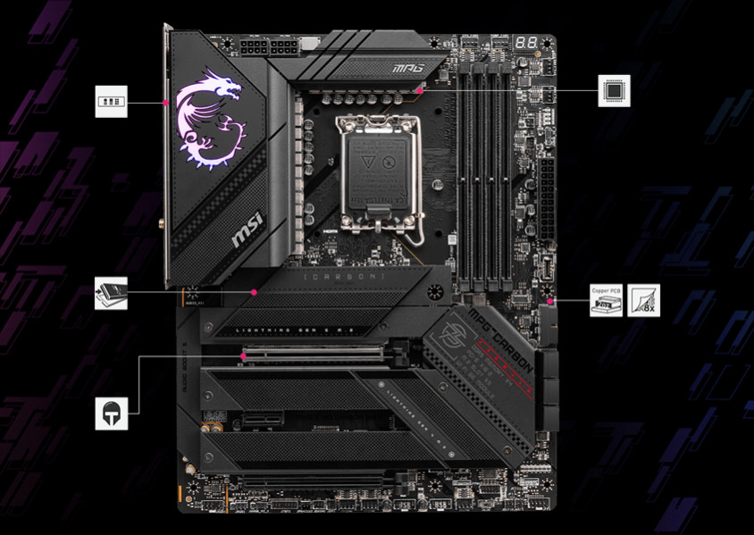 MSI MPG Z790 CARBON WIFI Gaming Anakart