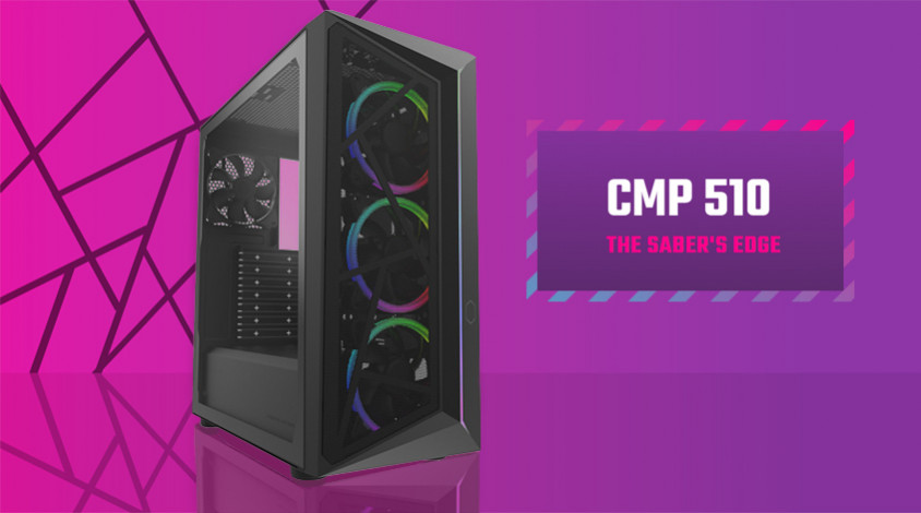 Cooler Master CMP 510 CP510-KGNN65-S01 ATX Mid-Tower Gaming Kasa