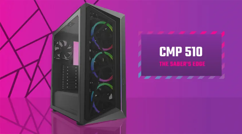 Cooler Master CMP 510 CP510-KGNN65-S01 650W 80+ Bronze 4x120mm ARGB Mesh ATX Mid-Tower Gaming Kasa