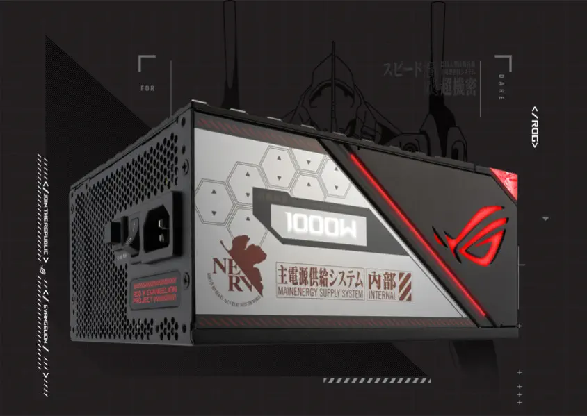 ASUS ROG-THOR-1000P2-EVA-GAMING Full Modüler Gaming Power Supply