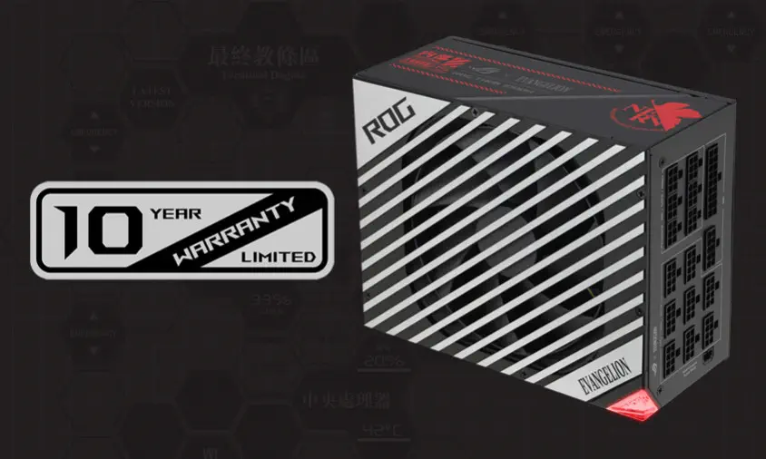 ASUS ROG-THOR-1000P2-EVA-GAMING Full Modüler Gaming Power Supply