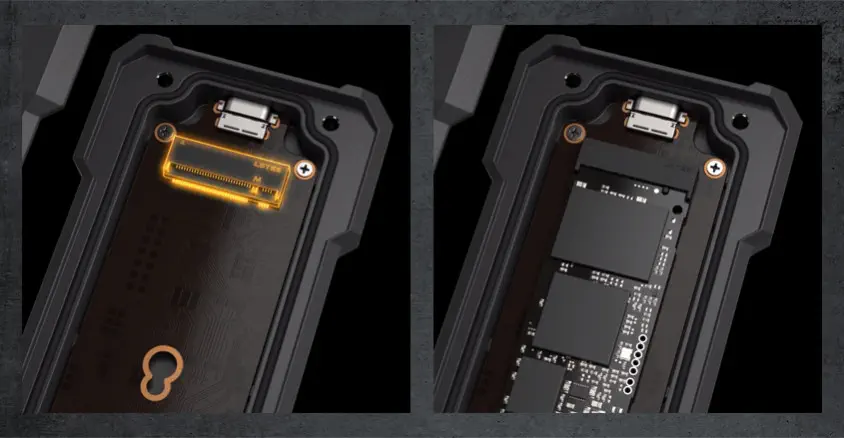 Asus TUF Gaming A1 M.2 NVMe Harici SSD Kutusu