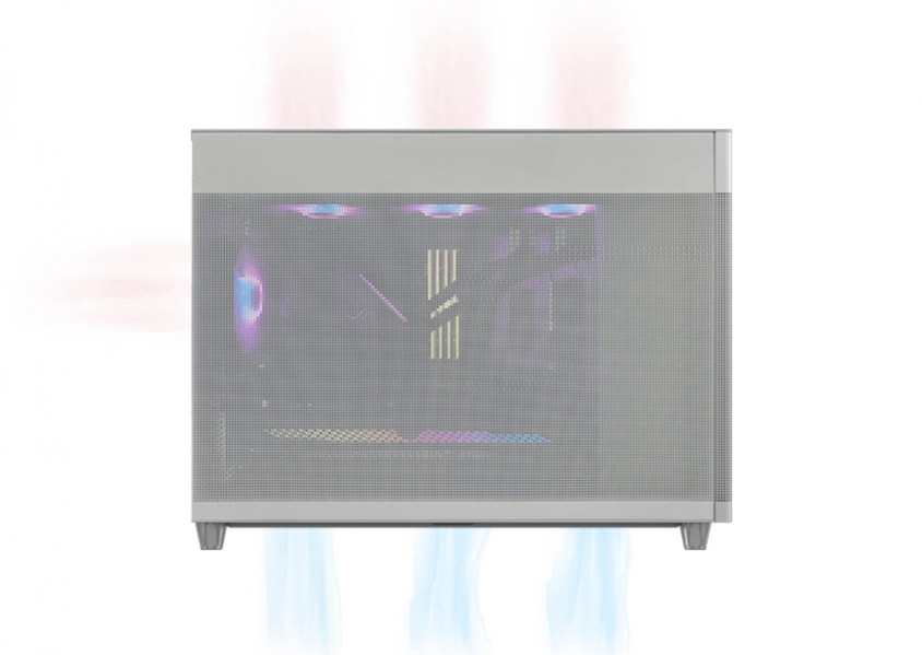 Asus Prime AP201 Beyaz Micro-ATX Small Tower Kasa