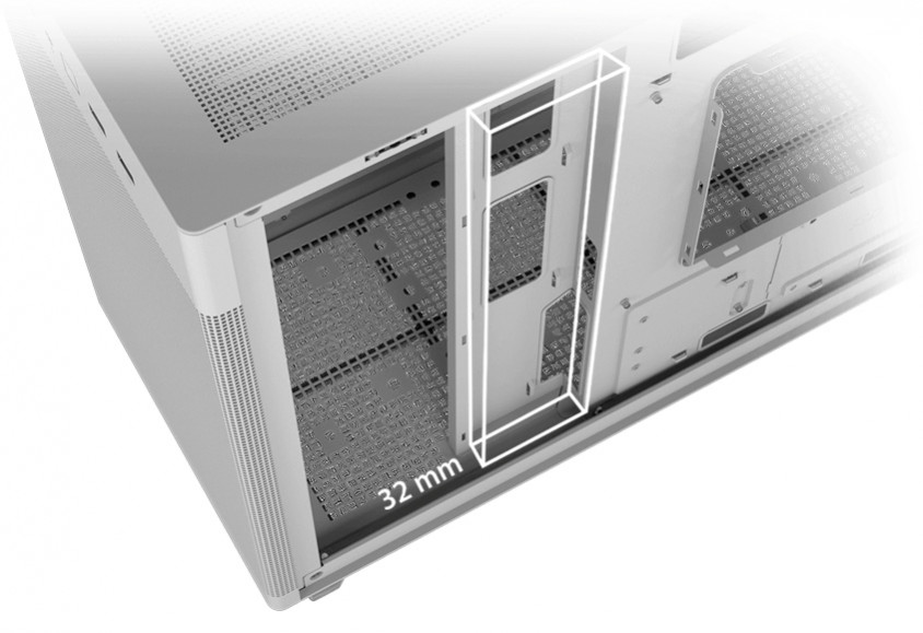 Asus Prime AP201 Beyaz Micro-ATX Small Tower Kasa