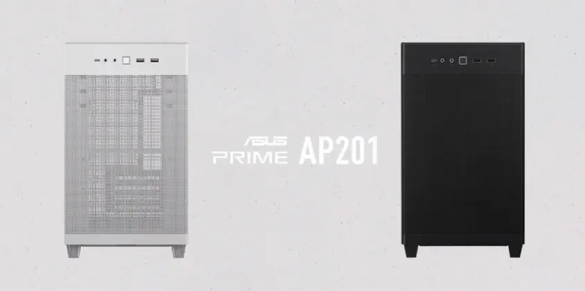ASUS Prime AP201 Siyah Micro-ATX Small Tower Kasa