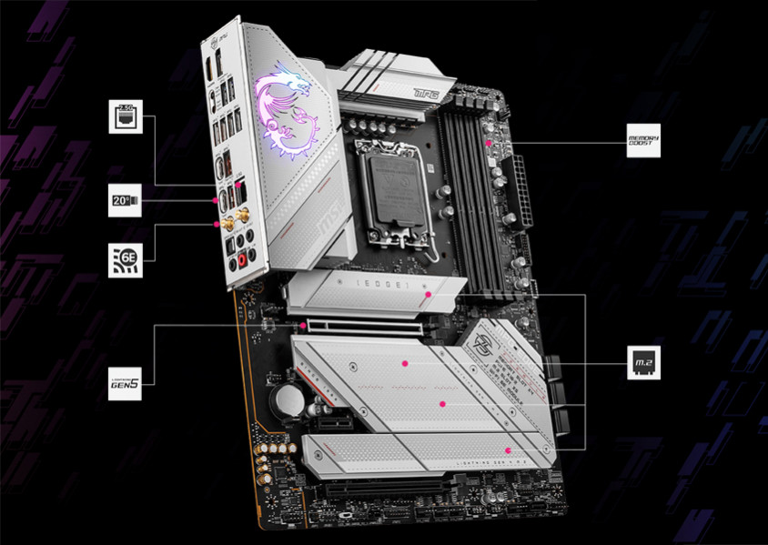MSI MPG Z790 EDGE WIFI DDR4 Gaming Anakart