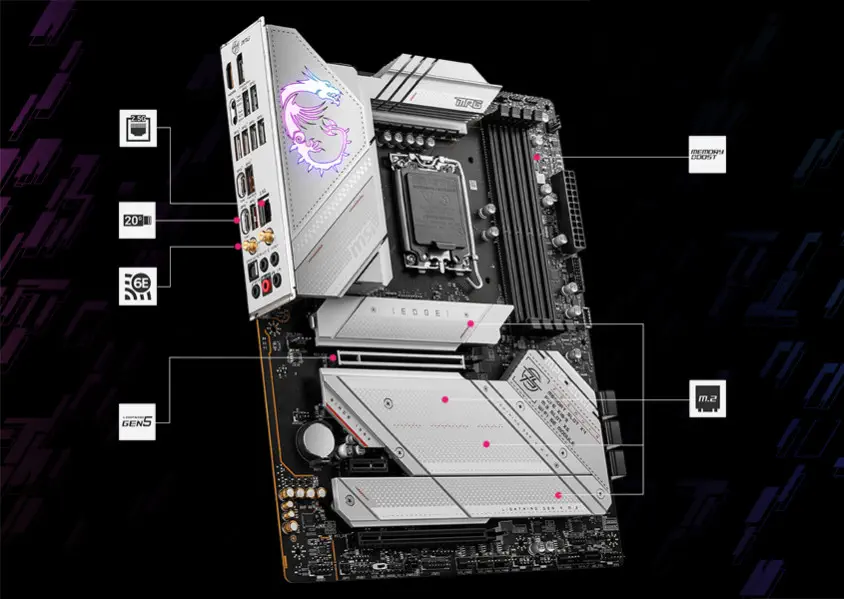 MSI MPG Z790 EDGE WIFI DDR4 Gaming Anakart