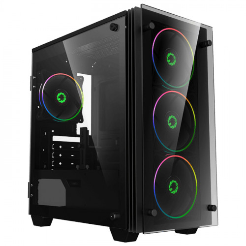 Gamemax Mini Stratos H609 650W mATX Mini-Tower Gaming Kasa