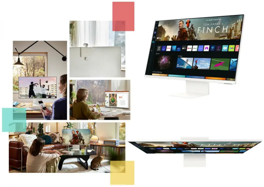 Samsung M8 LS32BM801UUXUF 31.5″ VA 4K UHD Akıllı Monitör