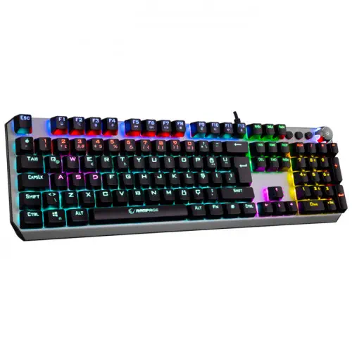 Rampage Select KB-R206 Red Switch  Gaming Oyuncu Klavye