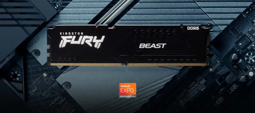Kingston Fury Beast KF552C40BBK2/64 64GB DDR5 5200MHz Gaming Ram