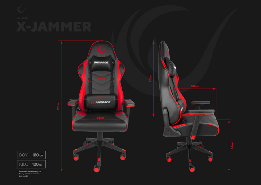 Rampage KL-R99 X-Jammer Gaming (Oyuncu) Koltuğu