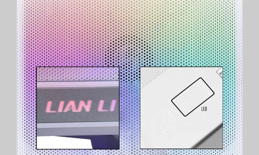 Lian Li Lancool 215 Snow Beyaz RGB Mid-Tower E-ATX Gaming Kasa
