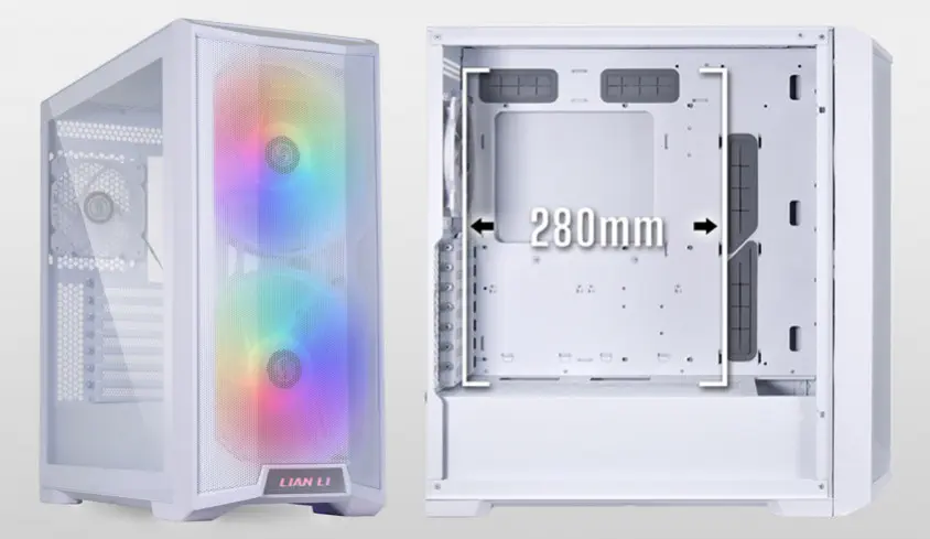 Lian Li Lancool 215 Snow Beyaz RGB Mid-Tower E-ATX Gaming Kasa