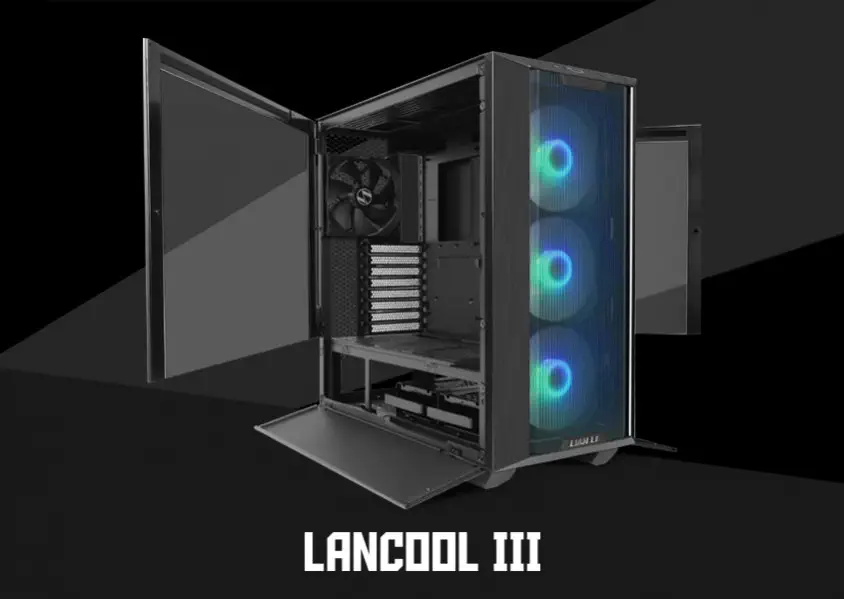 Lian Li Lancool III Siyah RGB Mid-Tower E-ATX Gaming (Oyuncu) Kasa (G99.LAN3RX.00)