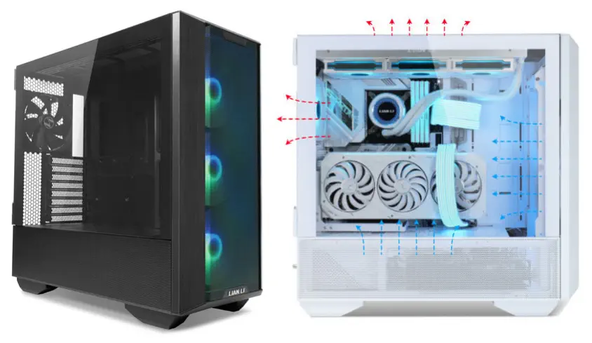 Lian Li Lancool III Beyaz RGB Mid-Tower E-ATX Gaming Kasa