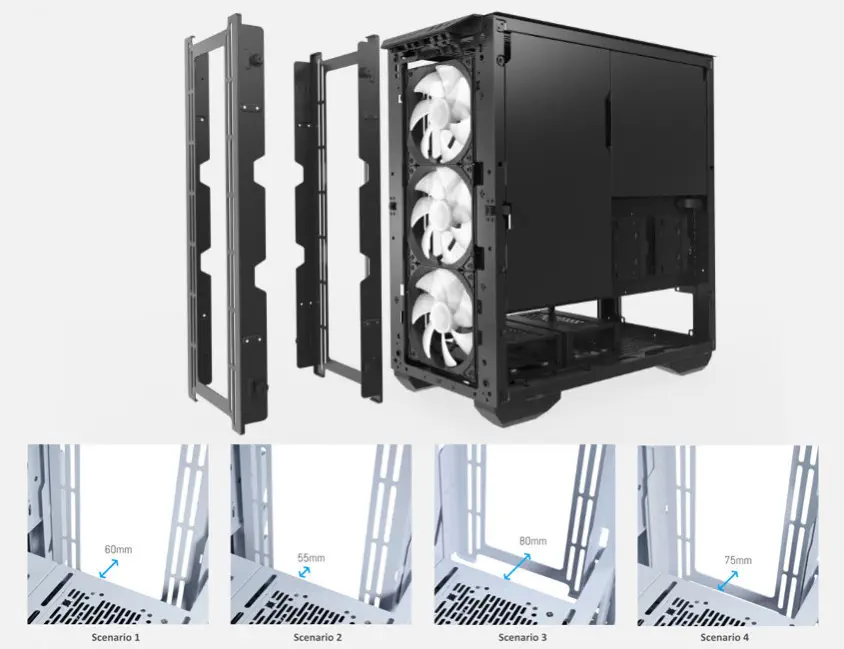 Lian Li Lancool III Beyaz RGB Mid-Tower E-ATX Gaming Kasa