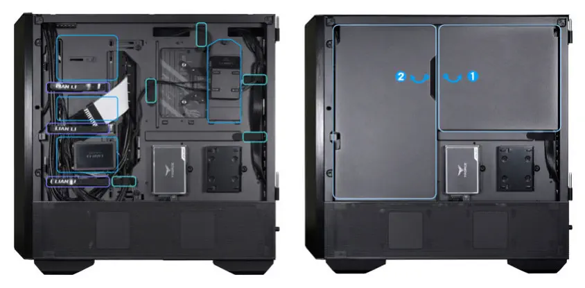 Lian Li Lancool III Beyaz RGB Mid-Tower E-ATX Gaming Kasa