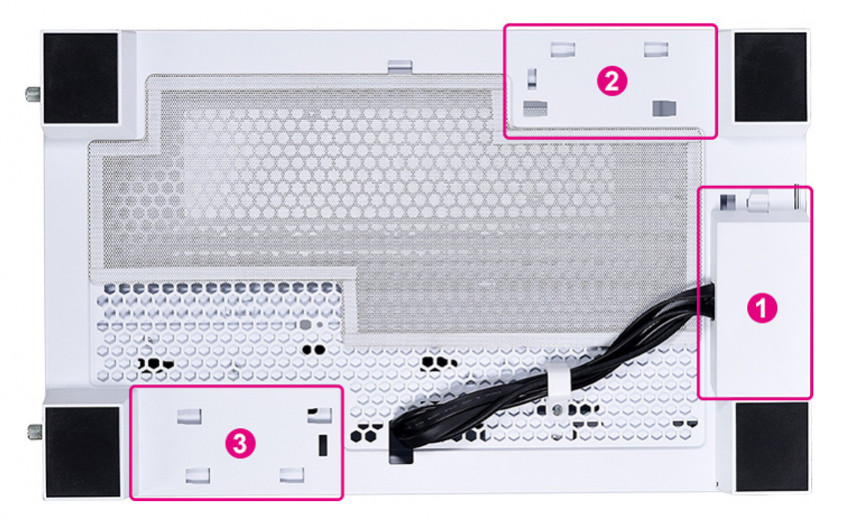 Lian Li O11D Evo Additional I/O Kit White O11DE-3W Ek G/Ç Paneli Kiti (G89.O11DE-3W.00)