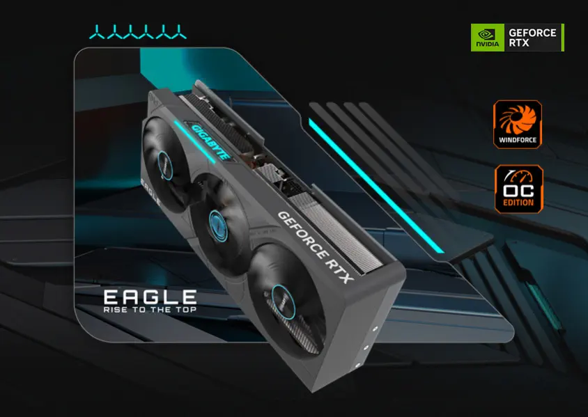 Gigabyte GeForce RTX 4080 16GB Eagle OC Gaming Ekran Kartı