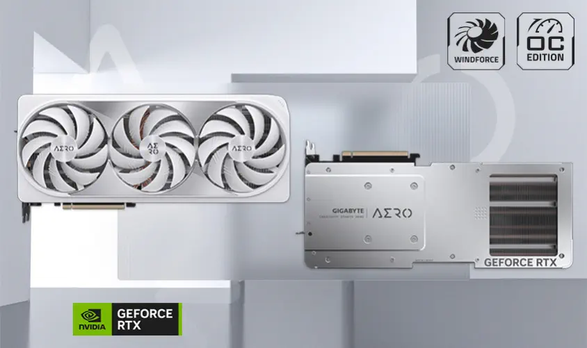 Gigabyte RTX 4060 AERO OC 8G GDDR6 128Bit Ekran Kartı
