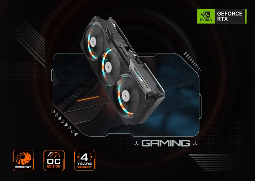 Gigabyte GeForce RTX 4080 16GB Gaming OC Gaming Ekran Kartı