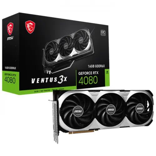 MSI GeForce RTX 4080 16GB Ventus 3X OC Gaming Ekran Kartı