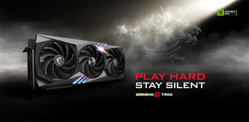 MSI GeForce RTX 4070 GAMING X TRIO 12G Gaming Ekran Kartı