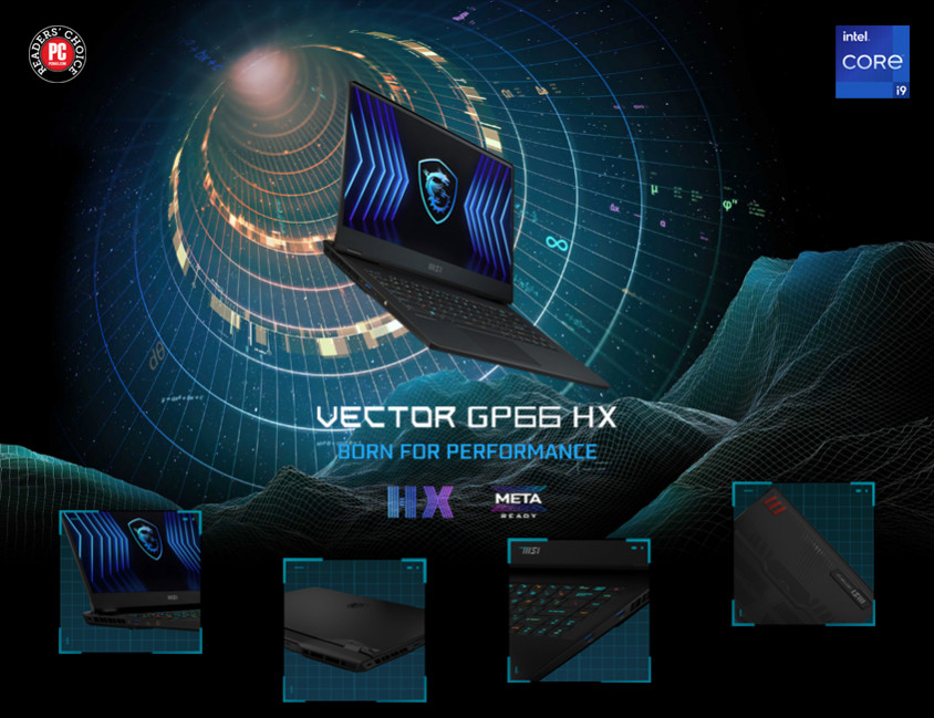 MSI Vector GP66HX 12UGS-210TR 15.6″ QHD Gaming Notebook