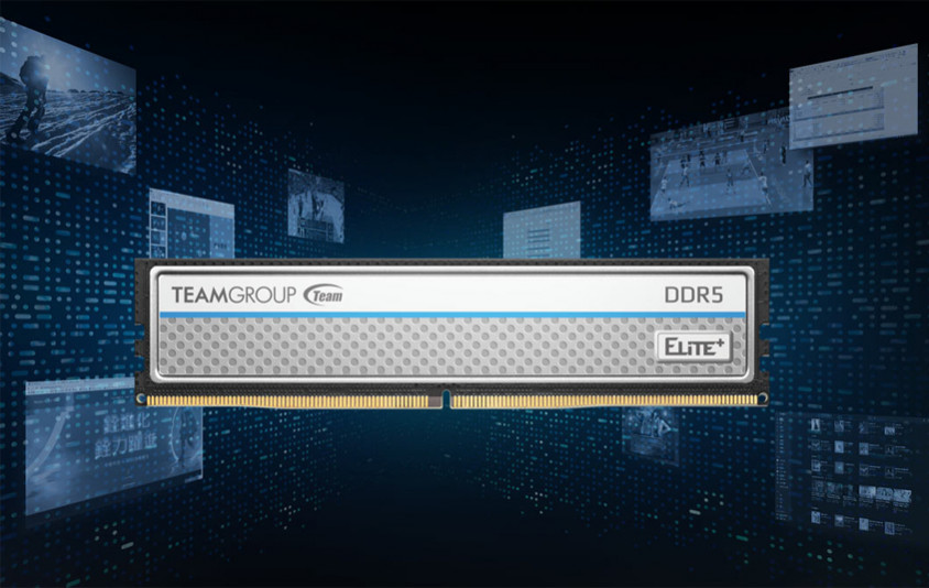 Team Elite Plus 8 GB (1x8GB) 4800 Mhz DDR5 Siyah U-DIMM RAM (TPBD58G4800HC40016) 