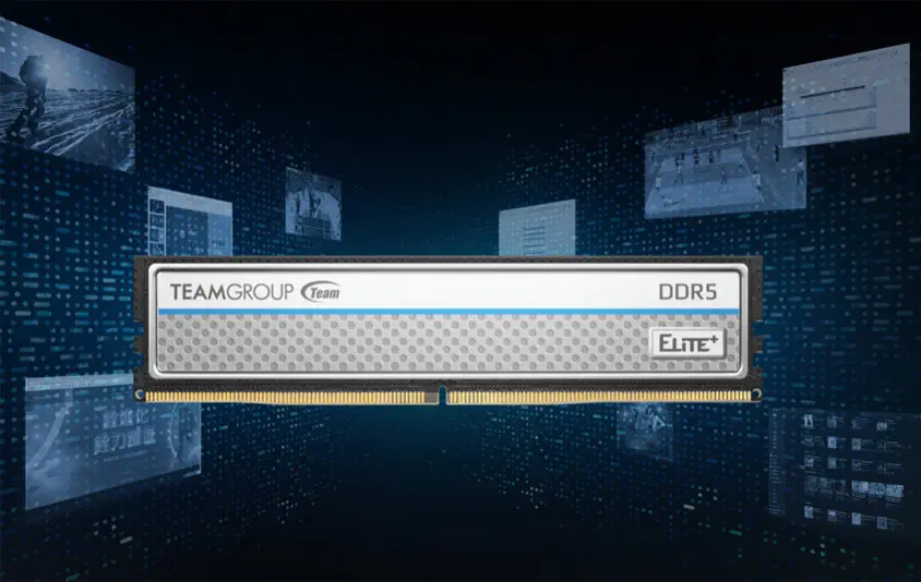 Team Elite Plus 8 GB (1x8GB) 4800 Mhz DDR5 Gümüş U-DIMM RAM