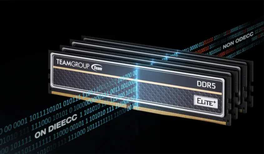 Team Elite Plus 16GB (1x16GB) DDR5 4800MHz Gümüş U-DIMM RAM 