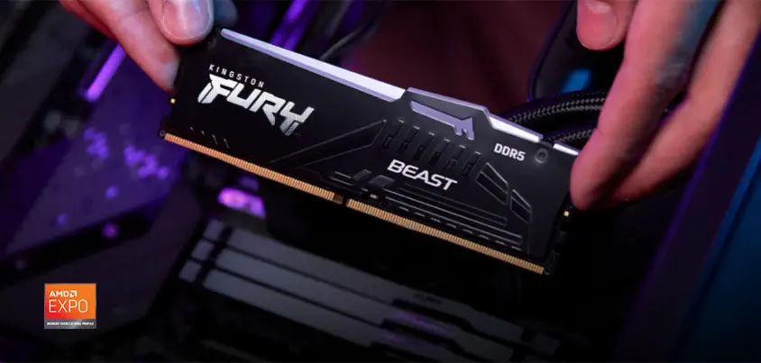 Kingston Fury Beast RGB KF552C40BBAK2/64 64GB DDR5 5200MHz Gaming Ram