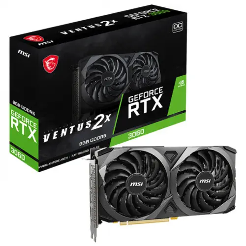 MSI GeForce RTX 3060 Ventus 2X 8G OC Gaming Ekran Kartı