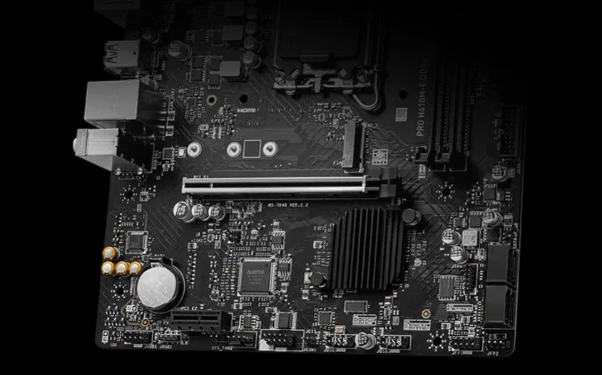 MSI PRO H610M-E DDR4 Intel H610 Soket 1700 DDR4 3200MHz mATX Gaming Anakart