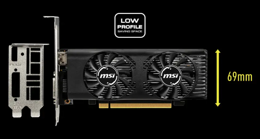 MSI GeForce GTX 1650 4GT LP Gaming Ekran Kartı