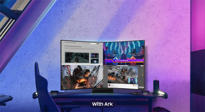 Samsung Odyssey Ark LS55BG970NUXUF 55” VA 4K UHD Curved Gaming Monitör