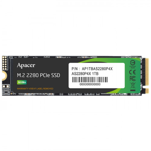 Apacer AS2280P4X AP1TBAS2280P4X-1 1TB NVMe PCIe M.2 SSD Disk